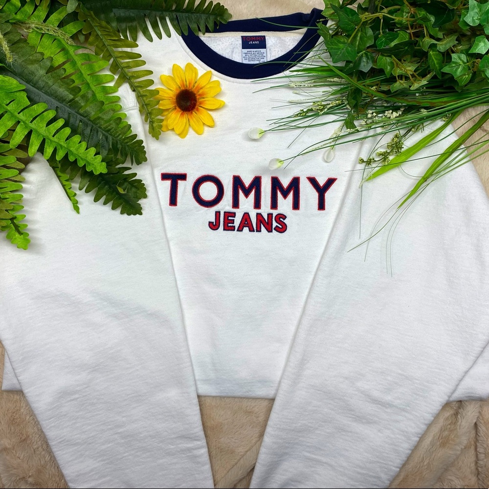 VINTAGE TOMMY JEANS CREW NECK - UNISEX SIZE XL